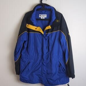Columbia Outdoor Gorpcore Double Zip Jacket Boulder Ridge Men's Size Large